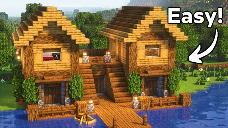 Minecraft: How to Build a 2 Player Survival House |
