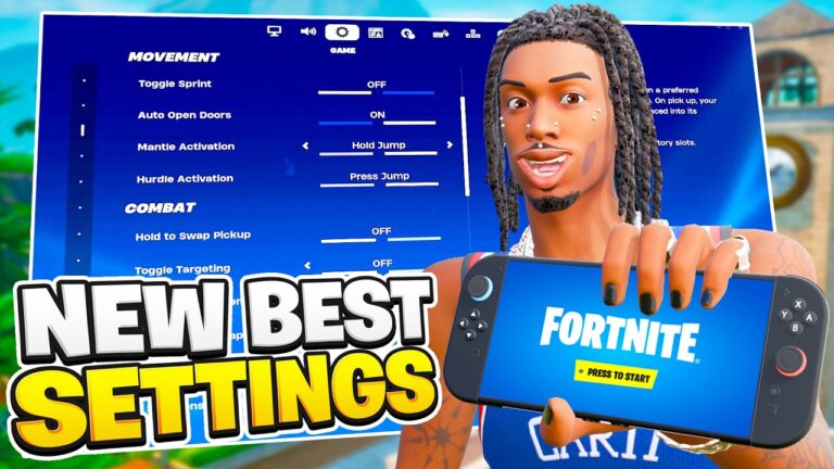 *NEW* BEST Nintendo Switch Settings For Fortnite Chapter 7! (Fortnite