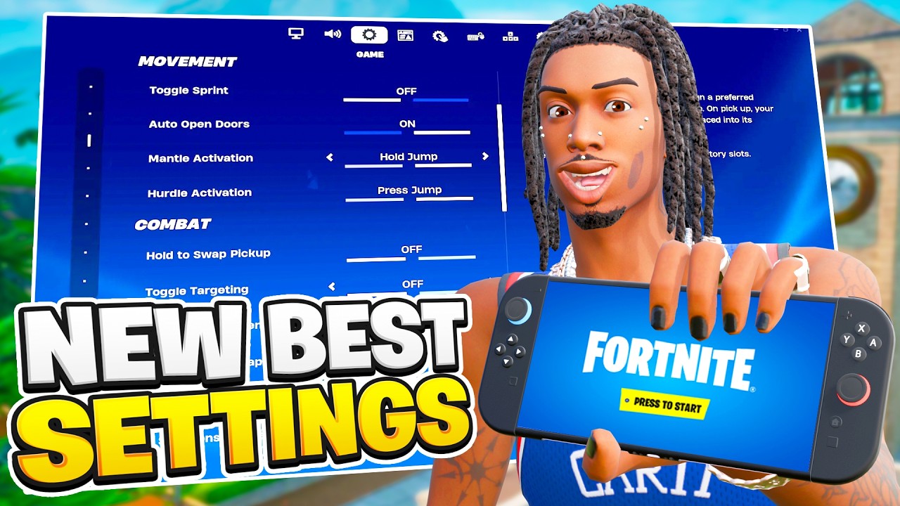 *NEW* BEST Nintendo Switch Settings For Fortnite Chapter 7! (Fortnite