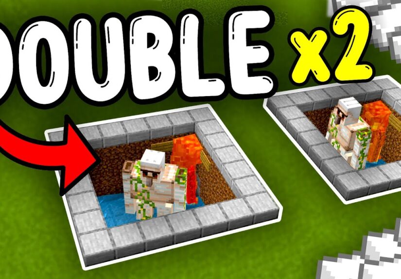 NEW DOUBLE IRON FARM Minecraft Bedrock 1.21/26.1+!