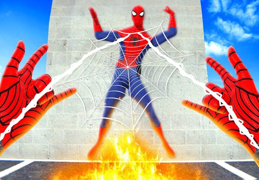 NEW Spiderman Powers vs My Friend - Bonelab VR Mods