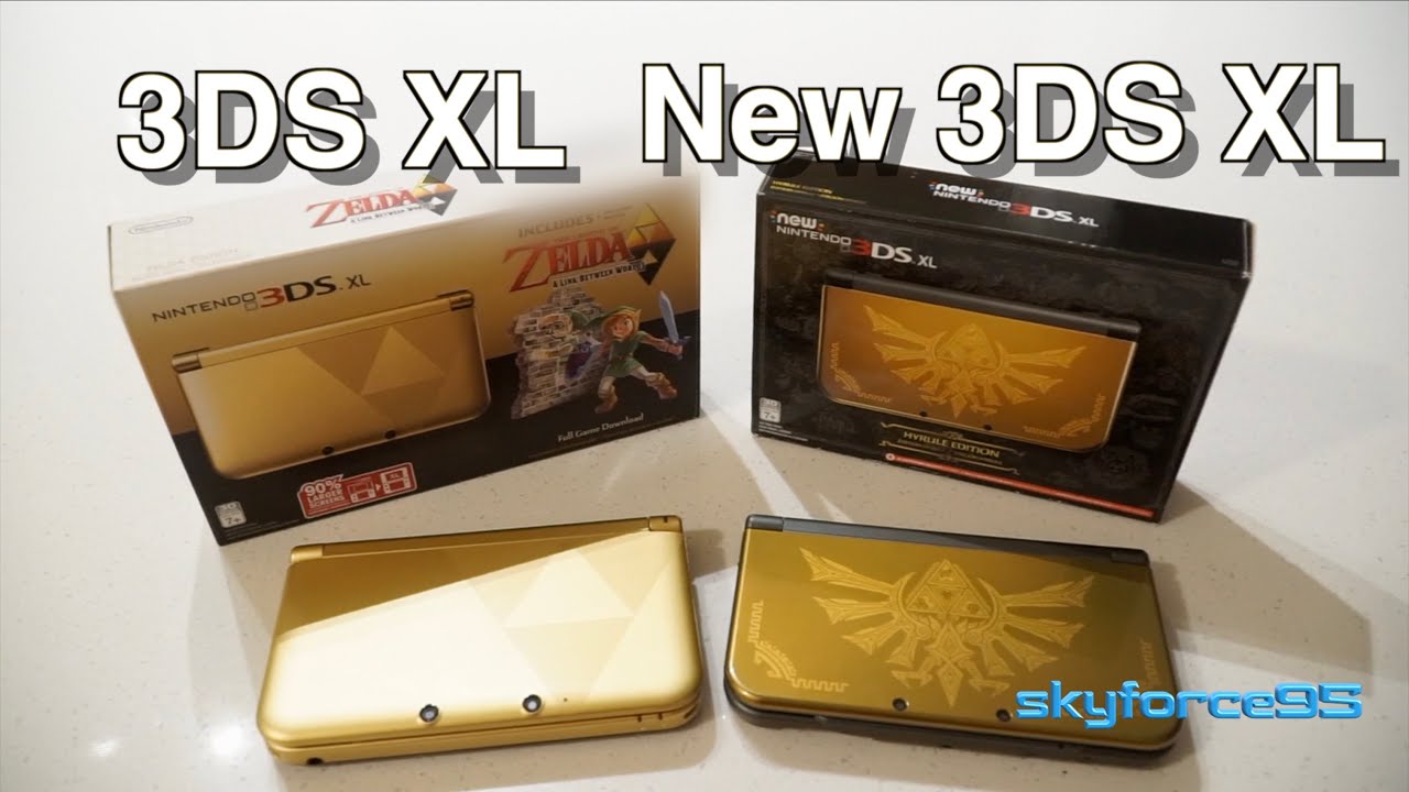 New Nintendo 3DS XL vs 3DS XL Full Comparison (Zelda