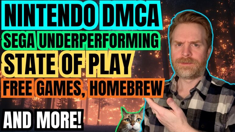 Nintendo DMCAs Switch Emulators, Sega Underperforming, Crazy State of Play