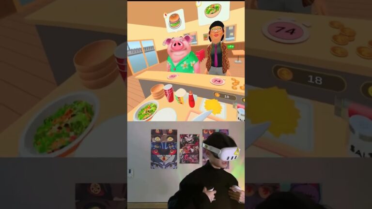 Oshpazlik davom etadi 😁.#gaming #cooking #vr