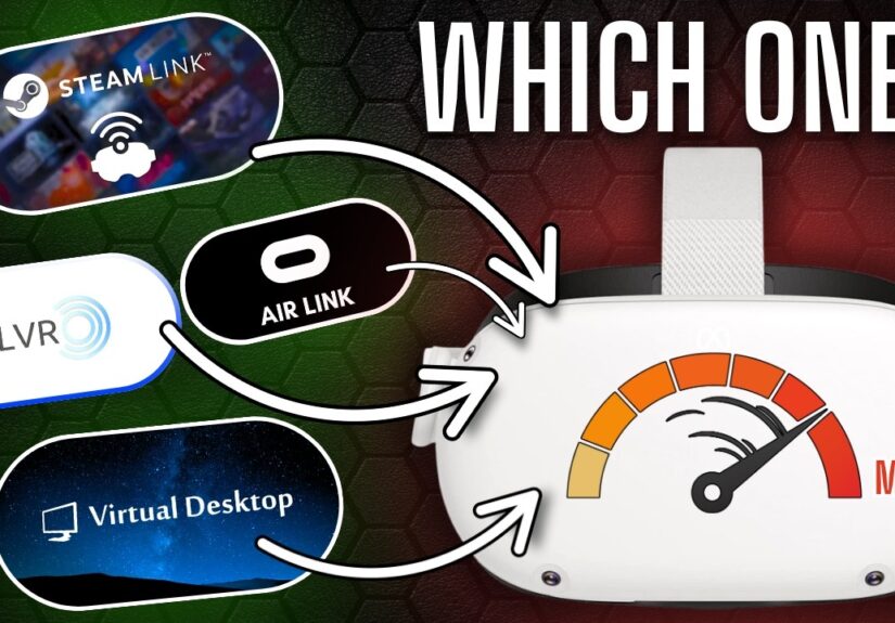 Quest PCVR Comparison: Air Link vs Steam Link vs Virtual