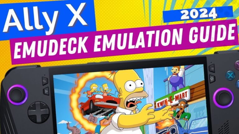ROG Ally X Emulation Guide: EmuDeck for Windows in 8