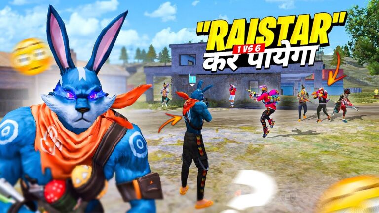 Raistar Best 1 Vs 6 Gameplay Must Watch | india