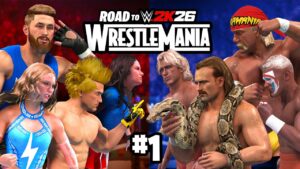 Road to WrestleMania in WWE2k26 Part 1: K-CITY vs the