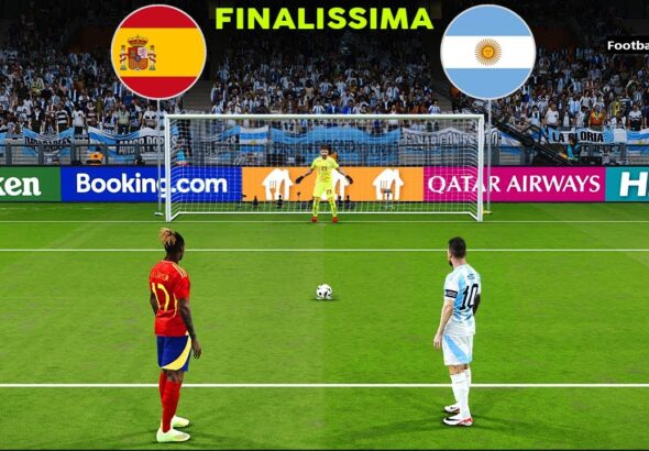 SPAIN Vs ARGENTINA - Penalty Shootout | FINALISSIMA 2024 |