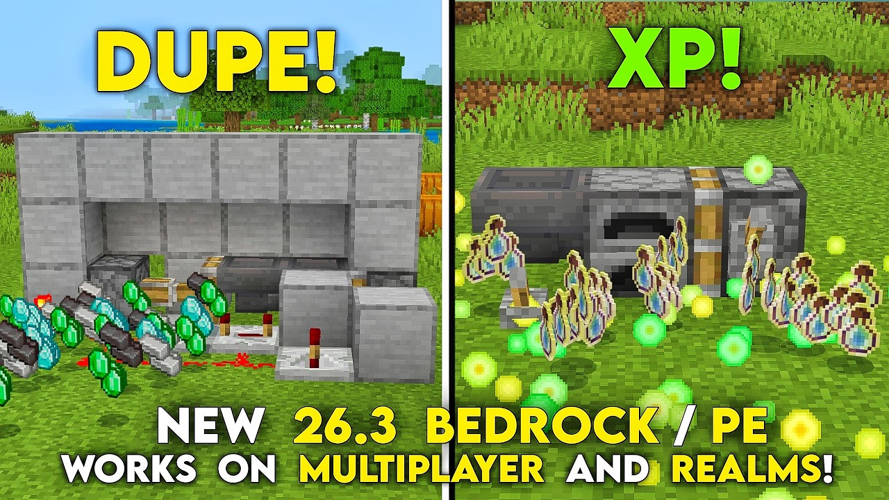 TOP 5 WORKING GLITCHES in v26.2 Minecraft Bedrock! (100% Working)