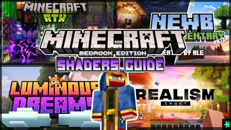 ULTIMATE Minecraft Bedrock Shader GUIDE for PE, XBOX, PlayStation, Nintendo