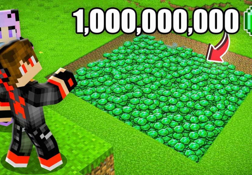 We Found 1,000,000 EMERALD in Minecraft!