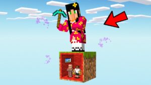 We Secretly Hide Inside Mennu's One Block in Minecraft..