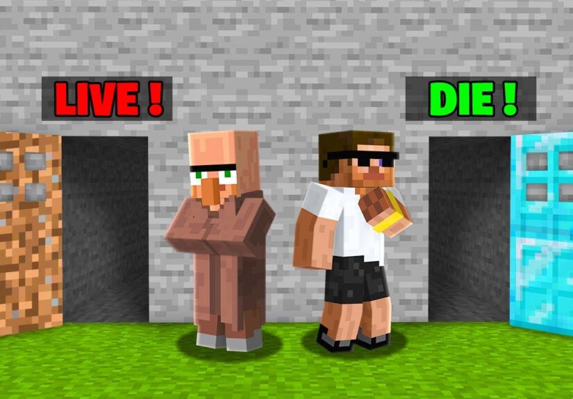 Which DOOR Will CARRY & DOORBIN Choose in Minecraft ??