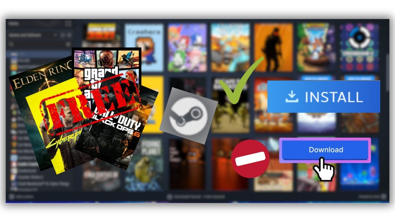 how to get any steam game for free using steam