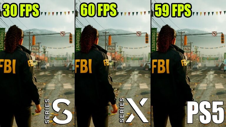 Alan Wake 2 Xbox Series S vs. Series X vs.