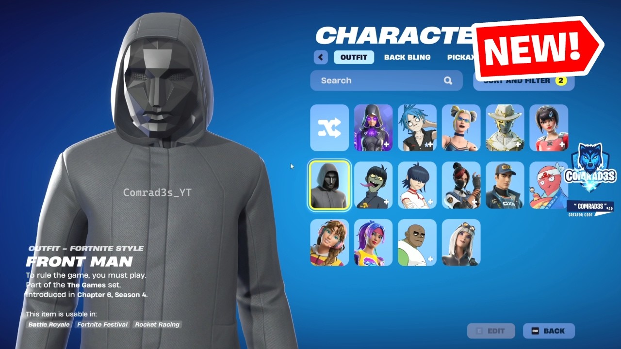 All Fortnite New Leaked Skins, Emote and FREE Rewards (Frontman,