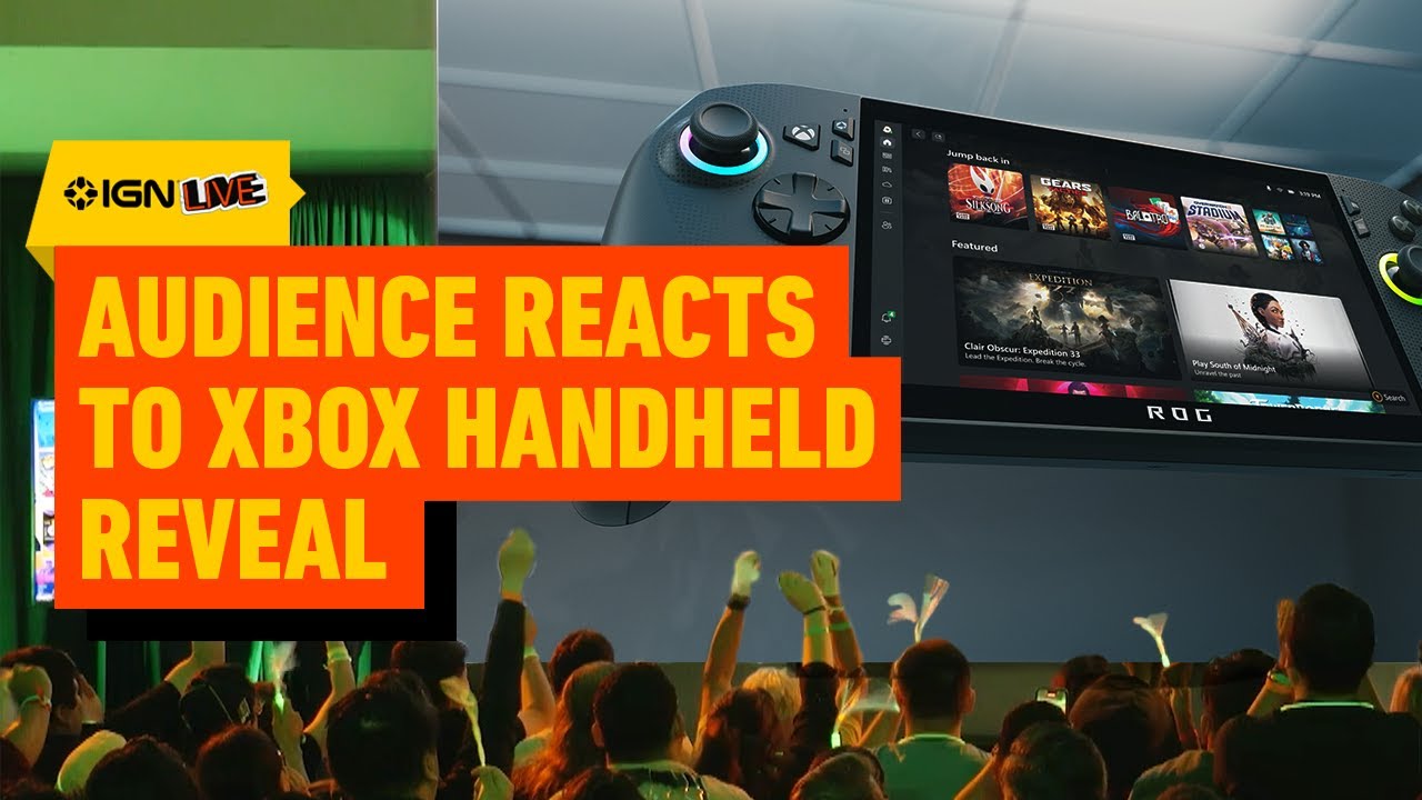 Audience Reacts Live to the Xbox Handheld Reveal at IGN