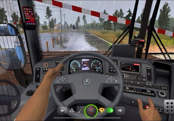 Bus Simulator Ultimate Mobile GamePlay | Drive the Mercedes-Benz Tourrider