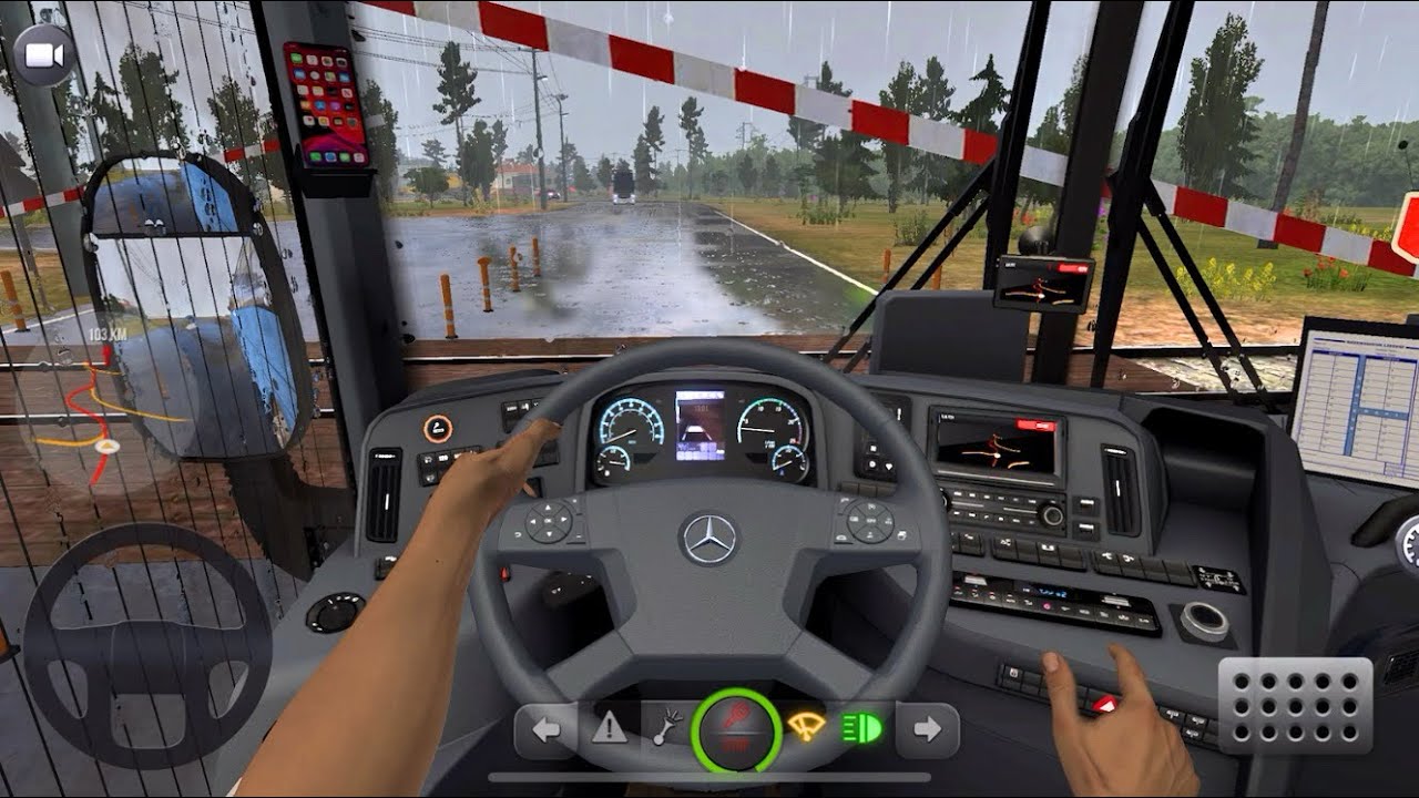 Bus Simulator Ultimate Mobile GamePlay | Drive the Mercedes-Benz Tourrider