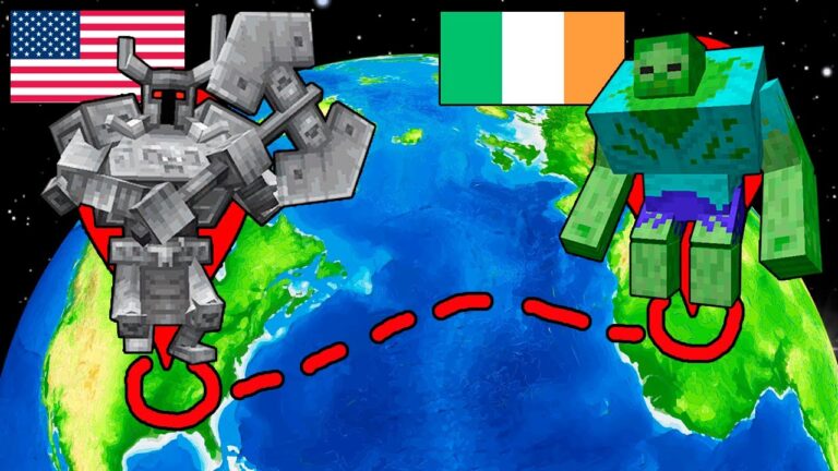 CREO una GUERRA MUNDIAL de MOBS en Minecraft | Mods