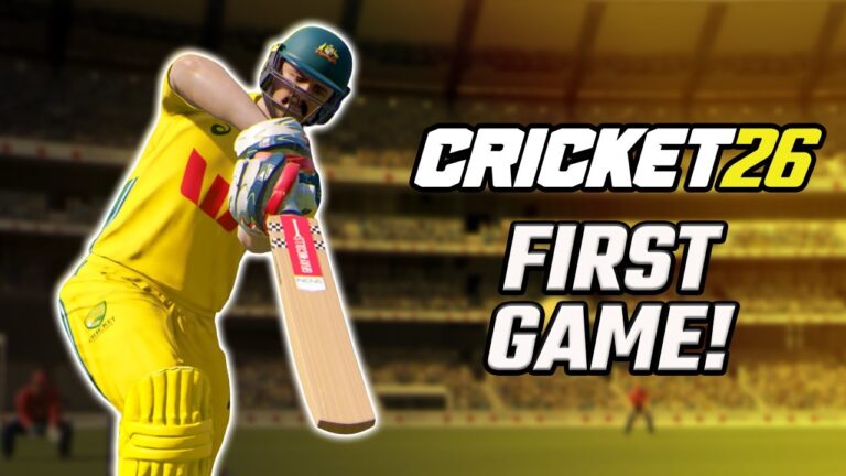 CRICKET 26 | First Game + Early Review! (Day One
