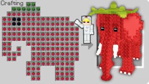 Cách Tô Gà Chế Tạo Strawberry Elephant Trong Minecraft!
