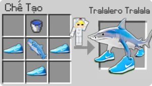 Cách Tô Gà Chế Tạo Tralalero Tralala Trong Minecraft!