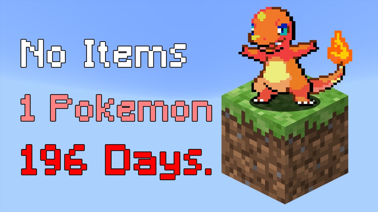 Can You Beat Minecraft Pokémon From ONE Block?