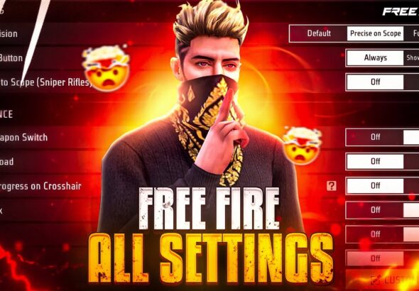 Control Setting Free Fire | Pro Player Setting Free Fire