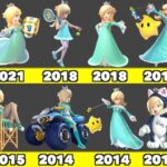 Evolution of Rosalina Playable Character Game Graphics In Nintendo Games