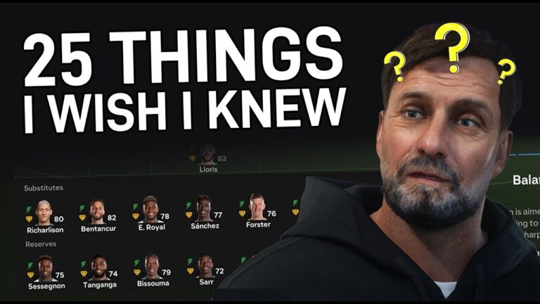 FC24 Career Mode Beginners Guide - Everything I Wish I