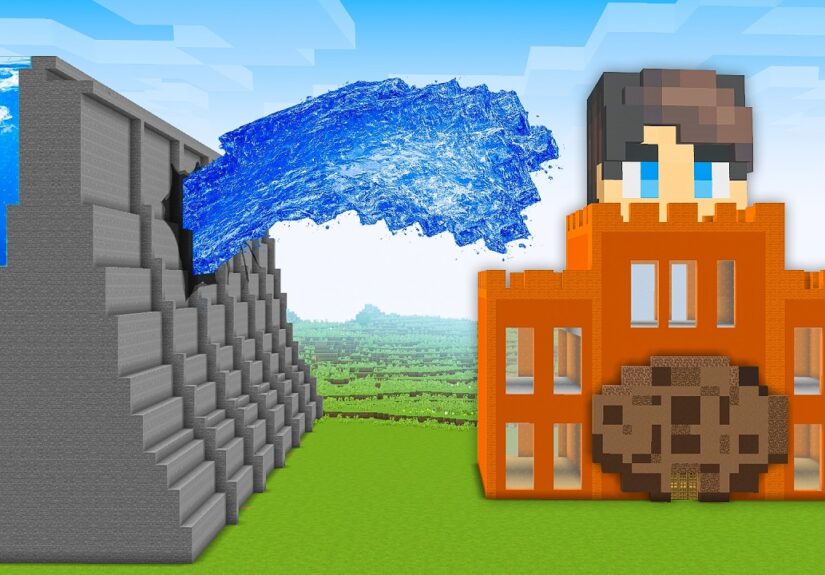 Flooding the World to Prank My Friends in Minecraft