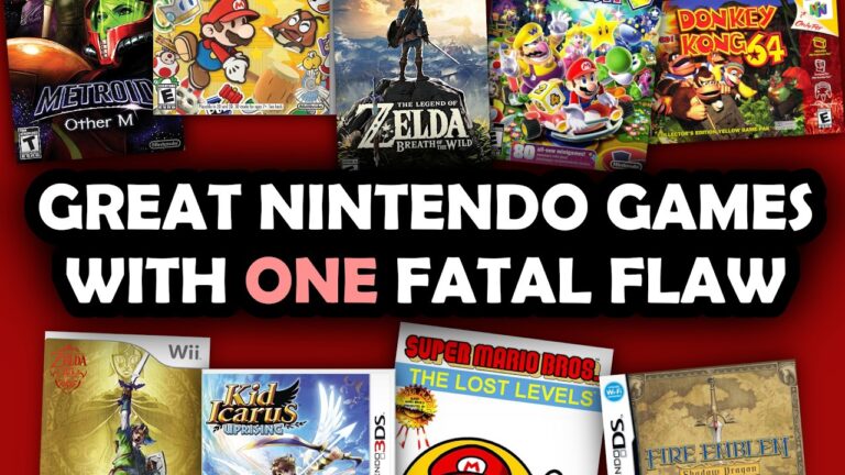 Great Nintendo Games With One Fatal Flaw