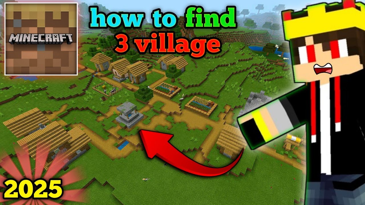 How to Find 3 Villages in Minecraft Trial ||🔥 how