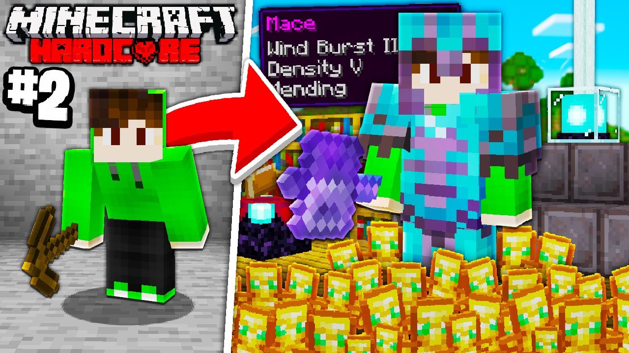 I Became IMMORTAL in Minecraft Hardcore! (Episode 2)