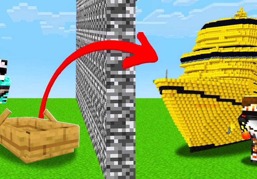 I Cheated with //UPGRADE in a Build Battle in Minecraft