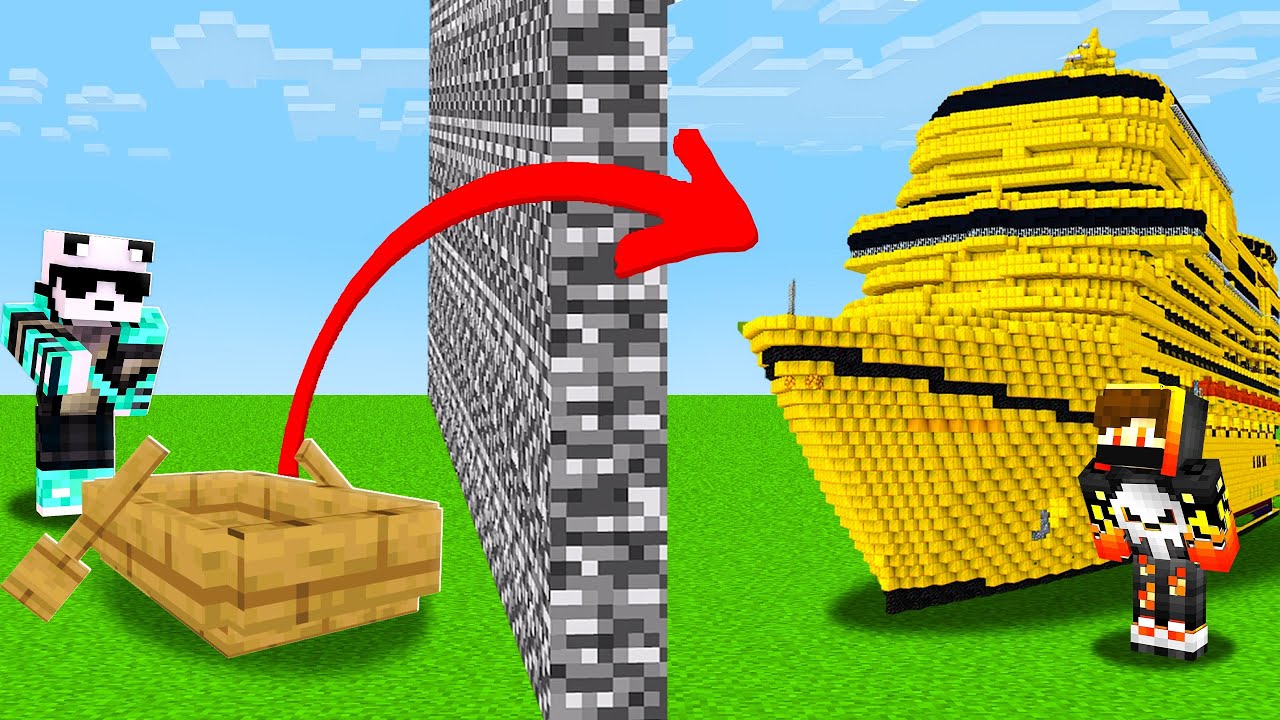 I Cheated with //UPGRADE in a Build Battle in Minecraft