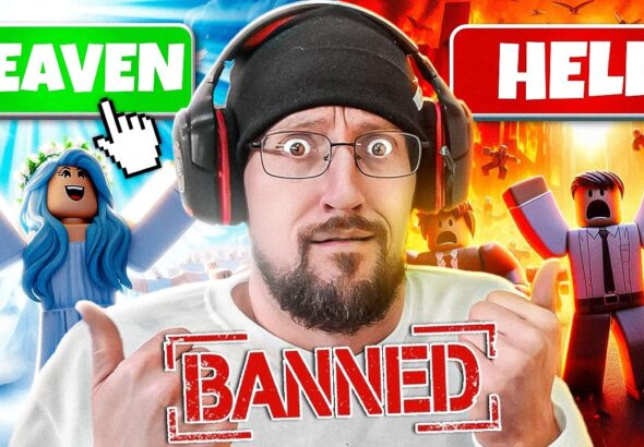 I Played BANNED Roblox Game: Heaven or Hell
