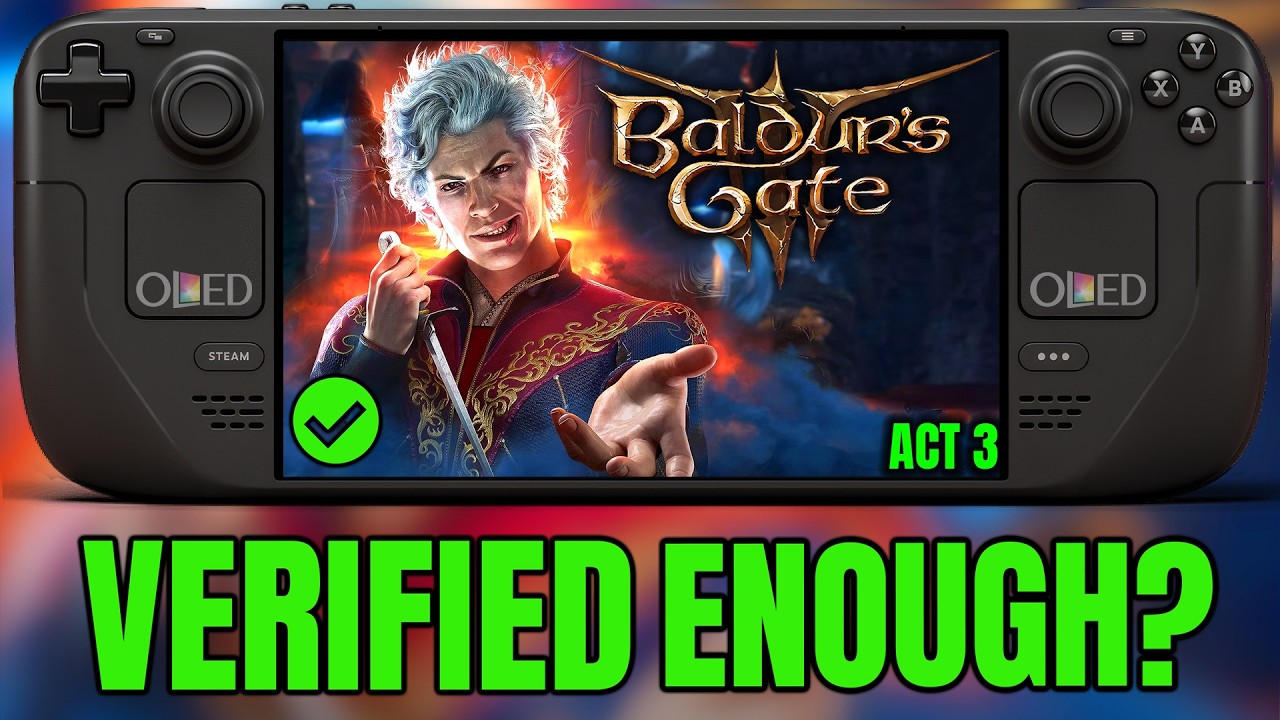 Is Baldur's Gate 3 on Steam Deck FIXED with the