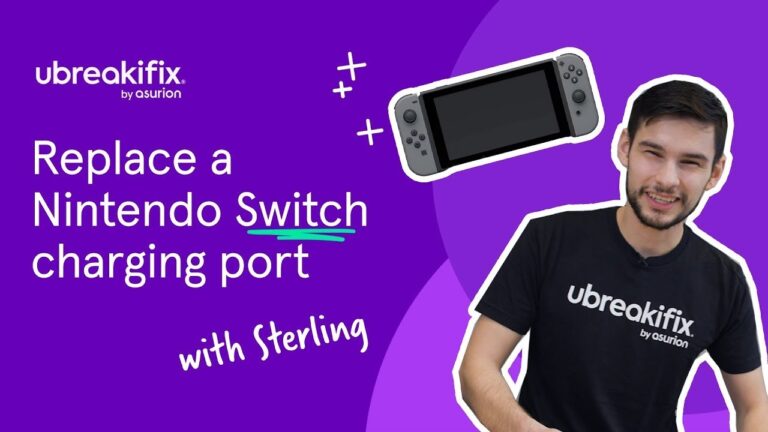 Is your Nintendo Switch charging port damaged? Let uBreakiFix by