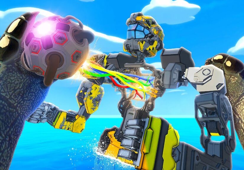 KAIJU Rips Mechs Core Out - Monster Titan's Playground VR