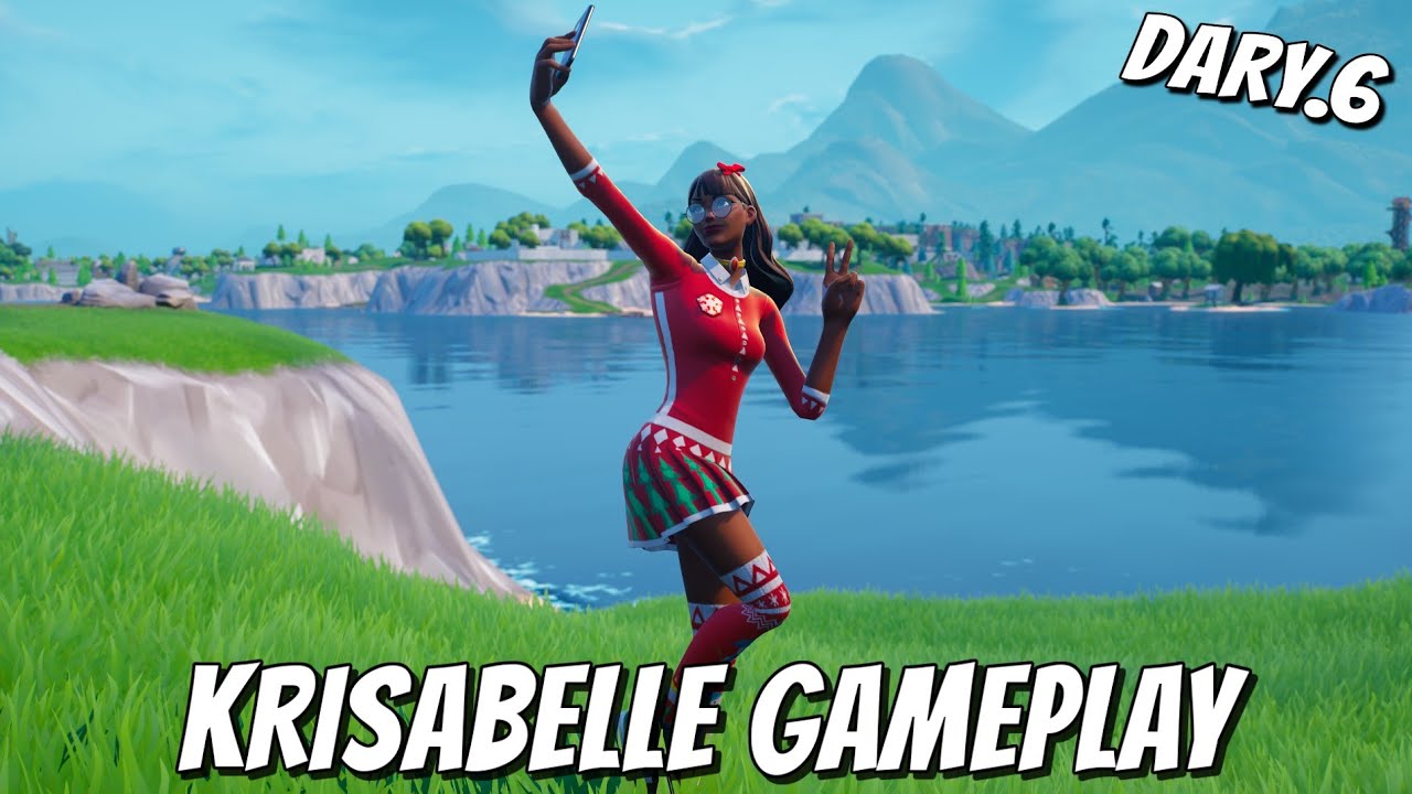 KRISABELLE GAMEPLAY - Winterfest 2021 Presents #fortnite #jordans #gamer #viralvideo