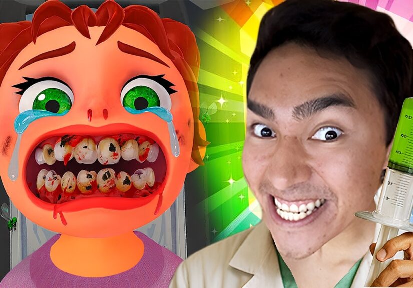 MEJORANDO SONRISAS !! - Titans Clinic VR | Fernanfloo