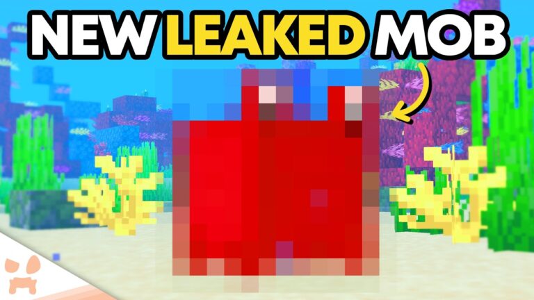 MINECRAFT JUST ACCIDENTALLY LEAKED A NEW MOB. IT’S CALLED THE