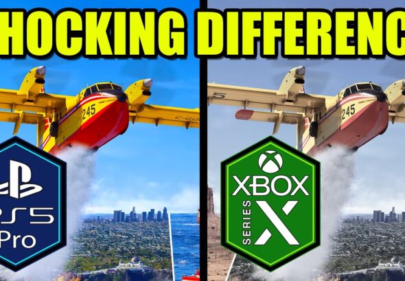 Microsoft Flight Simulator 2024 PS5 Pro vs Xbox Series X