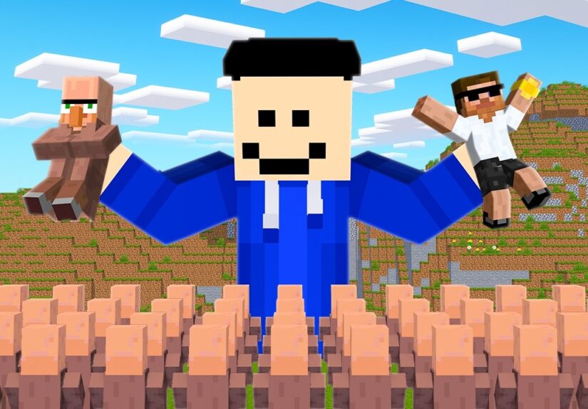 Minecraft But My Enemy Controls the World..