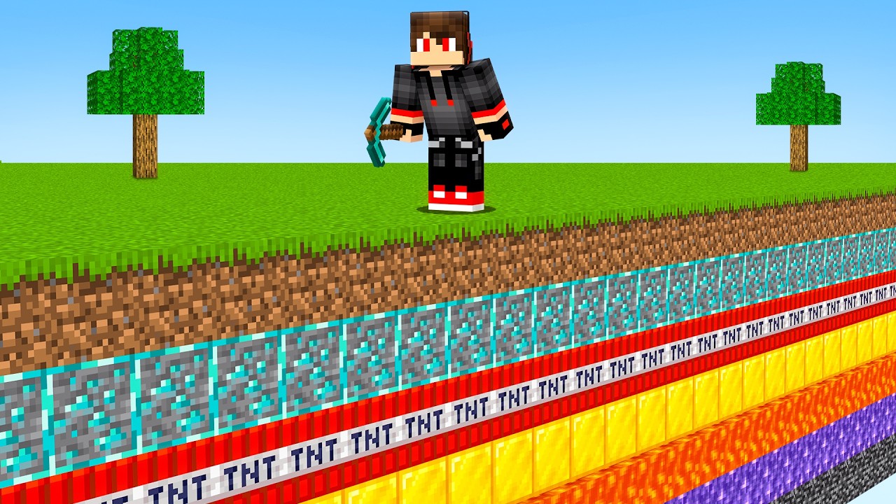 Minecraft, But The World Is In Layers...