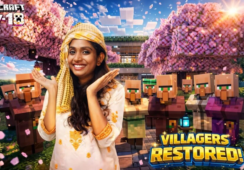 Minecraft Day 18 - I Restored All The Villagers And