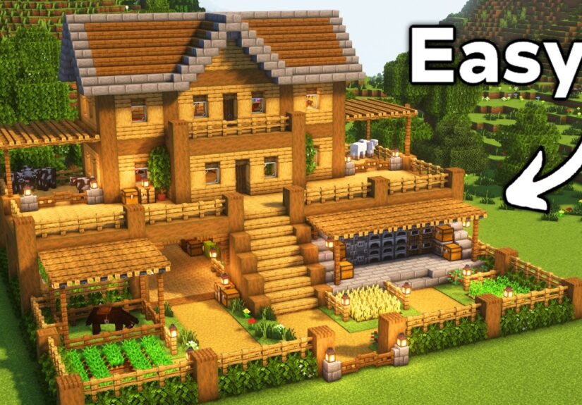 Minecraft: How to Build a Starter Survival Base | Tutorial🏠